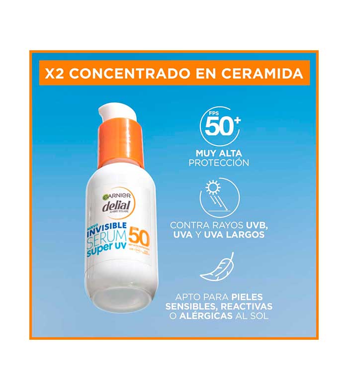 Kaufen Garnier - Schützendes Gesichtsserum Delial Invisible Super UV SPF50+  Ceramide Protect | Maquillalia