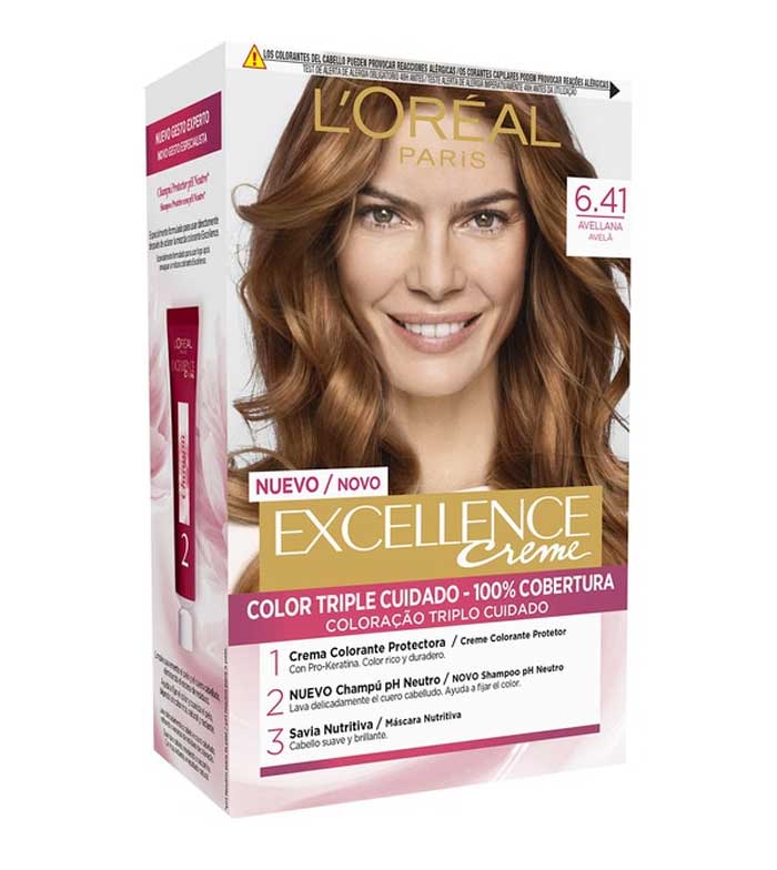 Kaufen Loreal Paris Excellence Creme Dreifach Schutz Farbung 6 41 Avellana Maquibeauty Les informations recueillies sur ce formulaire sont enregistrées par l'oréal s.a. loreal paris excellence creme dreifach schutz farbung 6 41 avellana