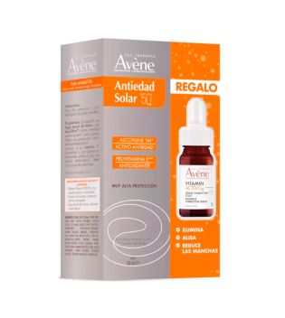 Avène – Anti-Aging-Dry-Touch-Sonnenschutz SPF50 + Mini-Serum Vitamin Activ Cg