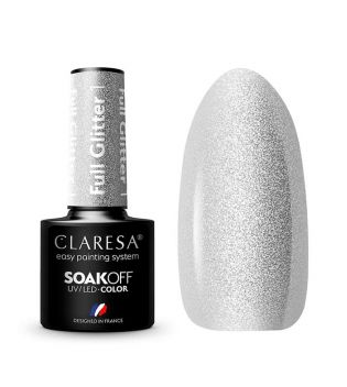Claresa - Semi-permanenter Nagellack Soak off - 01: Full Glitter