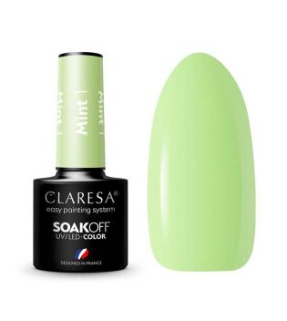 Claresa - Semi-permanenter Nagellack Soak off - 01: Mint