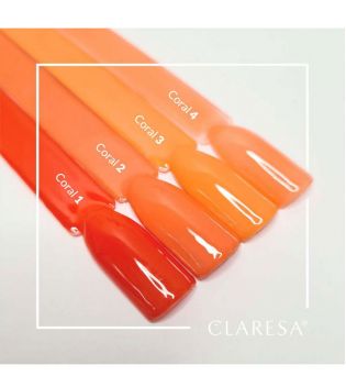 Claresa - Semi-permanenter Nagellack Soak off - 02: Coral