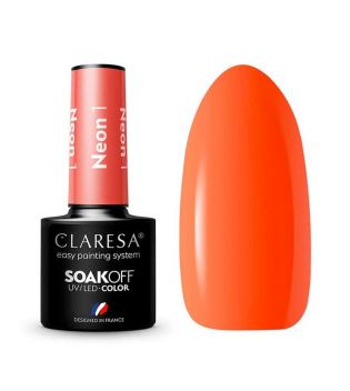 Claresa - Semi-permanenter Nagellack Soak off - 1: Neon