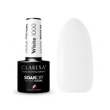 Claresa - Semi-permanenter Nagellack Soak off - 1000: White