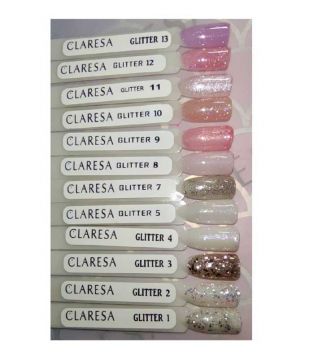 Claresa - Semi-permanenter Nagellack Soak off - 3: Glitter