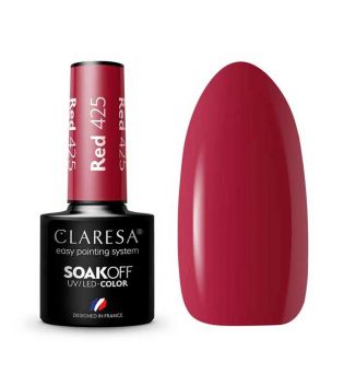 Claresa - Semi-permanenter Nagellack Soak off - 425: Red
