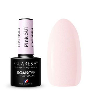 Claresa - Semi-permanenter Nagellack Soak off - 501: Pink