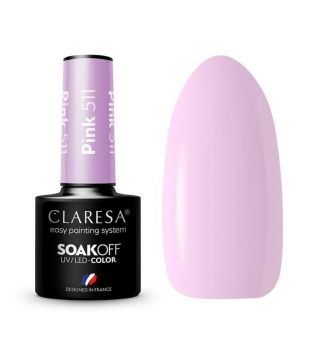 Claresa - Semi-permanenter Nagellack Soak off - 511: Pink