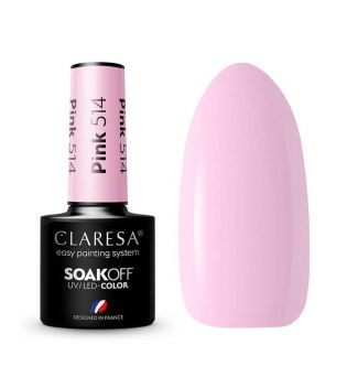 Claresa - Semi-permanenter Nagellack Soak off - 514: Pink
