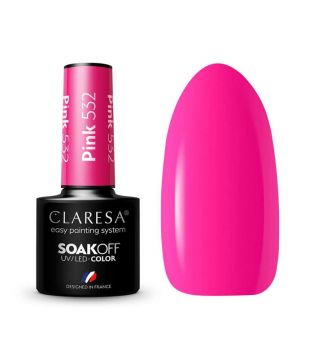 Claresa - Semi-permanenter Nagellack Soak off - 532: Pink