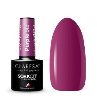 Claresa - Semi-permanenter Nagellack Soak off - 615:  Purple