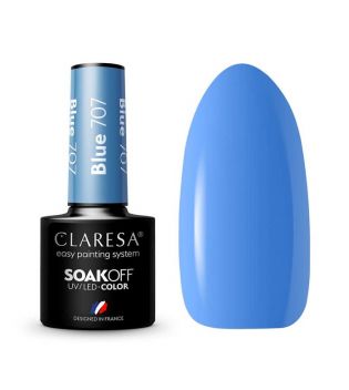 Claresa - Semi-permanenter Nagellack Soak off - 707: Blue