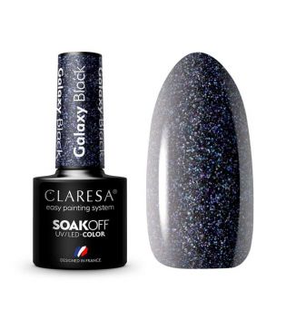 Claresa - Semi-permanenter Nagellack Soak off - Galaxy Black
