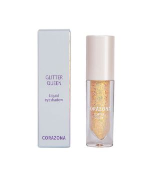 CORAZONA - Flüssiger Lidschatten Glitter Queen - Meissa