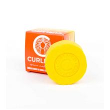 CurlMed - 100 % natürliches festes Shampoo - Fettiges Haar und empfindliche Kopfhaut