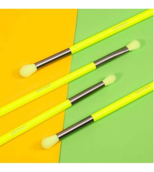 Docolor - Neon Eye Brush Set (4 Stück) - Grün