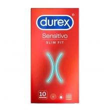Durex - Sensitive Slim Fit Kondome - 10 Einheiten