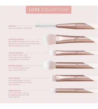 Ecotools - *Luxe Collection* - Augenpinsel-Set Exquisite