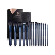 Eigshow - Set 15 Make-up-Pinsel Jade Series - Turmaline Blue
