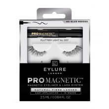 Eylure – Magnetische künstliche Wimpern mit Eyeliner Pro Magnetic - Fluttery Light 007