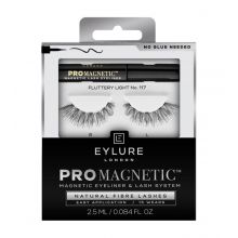 Eylure – Magnetische falsche Wimpern mit Eyeliner Pro Magnetic - Fluttery Light 117