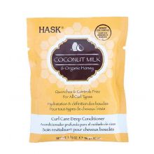Hask - Tiefenwirksamer Repair Conditioner für lockiges Haar - Coconut Milk & Organic Honey