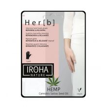 Iroha Nature - *Hemp* - Intensive Handmaskenhandschuhe - Reparieren und Entspannen