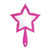 Jeffree Star Cosmetics - *Pink Religion* - Handspiegel - Hot Pink Soft Touch Leaf