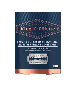 King C. Gillette - Zweischneidige Rasierklingen