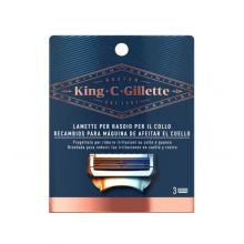 King C. Gillette - Nachfüllpackungen für Nackenrasierer