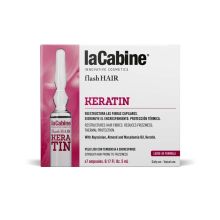La Cabine - *Flash Hair* – Haarampullen Keratin – Glattes Haar mit Neigung zum Kräuseln