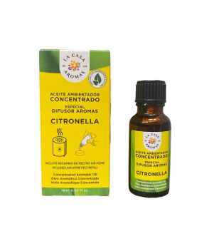 La Casa de los Aromas - Wasserlösliches konzentriertes Aromaöl 18ml - Citronella