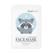 Look At Me - Feuchtigkeitsspendende Gesichtsmaske - Aqua Moisture Raccoon