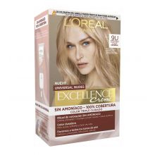 Loreal Paris - Färbung Excellence Creme Universal Nudes - 9U: Sehr helles Blond