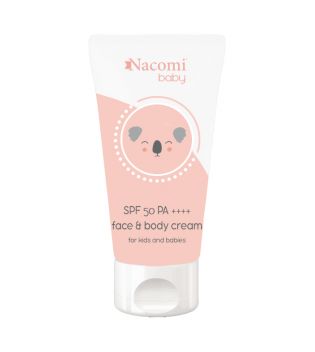 Nacomi - *Nacomi Baby* - Gesichts- und Körpercreme für Kinder und Babys SPF50 PA ++++