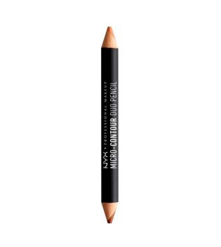Nyx Professional Makeup - Duo-Bleistift micro contour - MCDP04: Deep / Profond