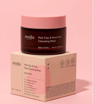 Ondo Beauty 36.5 - Reinigungsmaske BBO-Song Pink Clay & Rose Pore