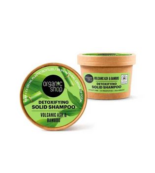 Organic Shop - Volumengebendes festes Shampoo - Vulkanasche und Bambus