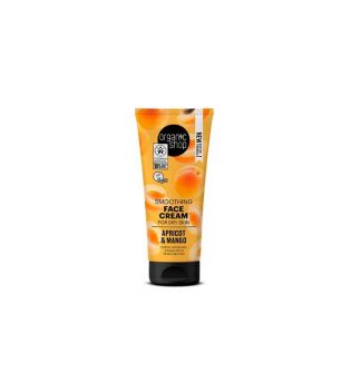 Organic Shop - Feuchtigkeitsspendende leichte Gesichtscreme für trockene Haut - Aprikose und Mango