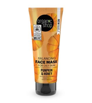 Organic Shop - Ausgleichende Gesichtsmaske für fettige Haut - Kürbis und Honig