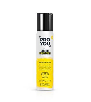 Revlon - Medium Halten Sie das Setter Haarspray Pro, das Sie lackieren - Reiseformat 75 ml