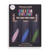 Revolution - *Creator* – Artistic Makeup Sticks Fast Base Paint Sticks – Pink, Blau und Grün