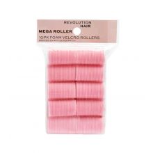 Revolution Haircare - Set mit 10 Klettwicklern Mega Pink Rollers