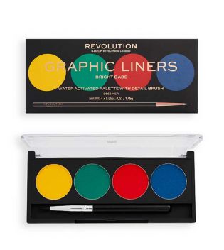 Revolution - Liner-Palette Water Activated Graphic Liners - Bright Babe
