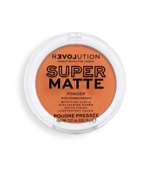 Revolution - Kompaktes Pulver Super Matte - Dark Tan