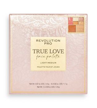 Revolution Pro – Gesichtspalette True Love – Light-Medium