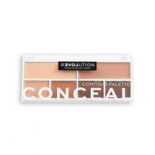 Revolution Relove - Concealer-Palette Conceal Me - Medium