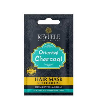 Revuele - *Oriental* - Charcoal Haarmaske - Fettiges Haar mit trockenen Spitzen