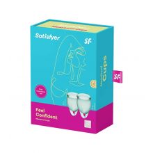 Satisfyer - Menstruationstassen-Kit 15 + 20 ml) - Dunkelgrün
