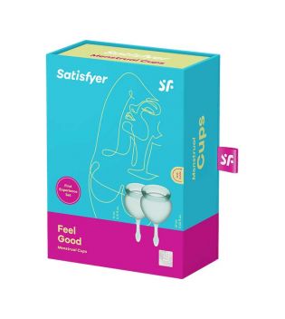 Satisfyer - Menstruationstassen-Kit Feel Good (15 + 20 ml) - Dunkelgrün